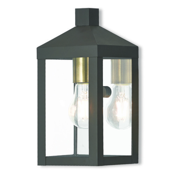 Livex Lighting Nyack 1 Light Bronze Outdoor Wall Lanter 20581-07